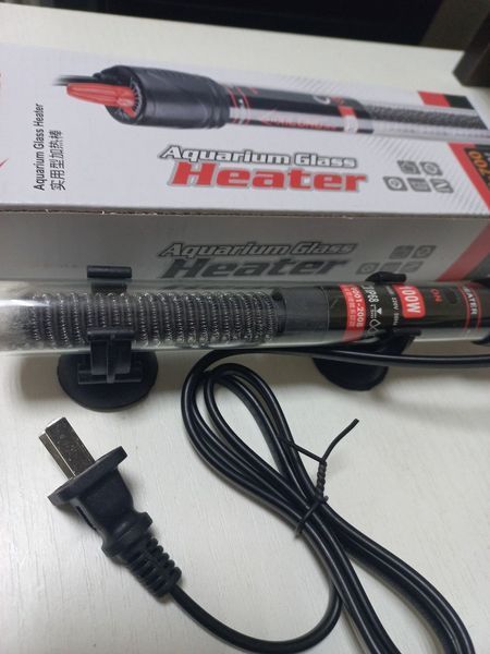 Нагрівач скляний для води, акваріуму 100 W, 23 см НБС-18 фото