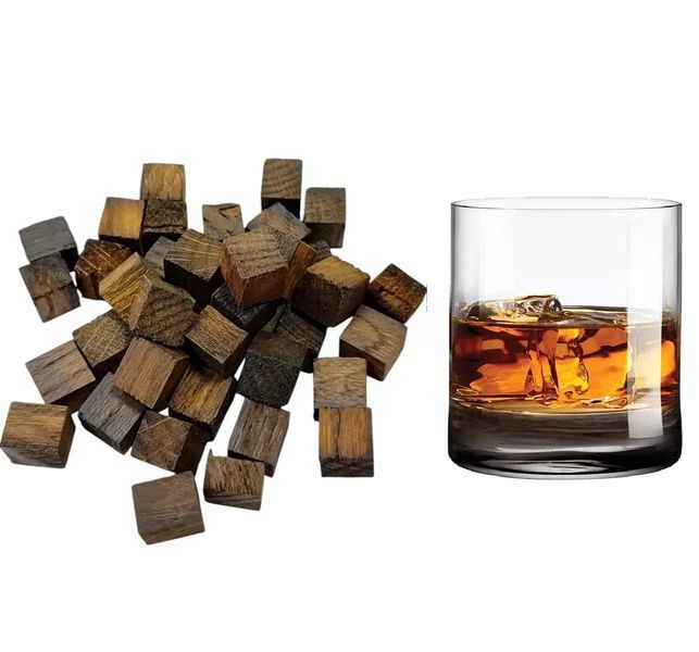 Кубики дубові Fine Spirit STRONG сильна прожарка (50г) КД-Strong фото