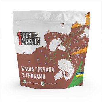 Каша гречана з грибами | !FEST FOOD MISSION 4820260630474 фото